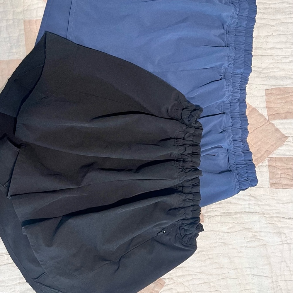 CALIA by Carrie Underwood Black and Blue Athletic Shorts